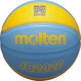 molten(モルテン) ディープチャンネルゴムバスケット 6号 サックス×イエロー 2009NEW RB6CYの画像