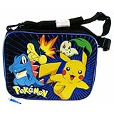 Pokemon Lunch Kit - Pokemon Pocket Monsters Lunch Bag With Carry Strap