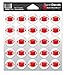 Award Decals Football Helmet Sticker Set (100 Decals) The Original Award Decals Premium 20mil Thick 1