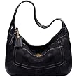 AUTHENTIC COACH ERGO BLACK SIGNATURE HOBO 11600 (Patent Leather)