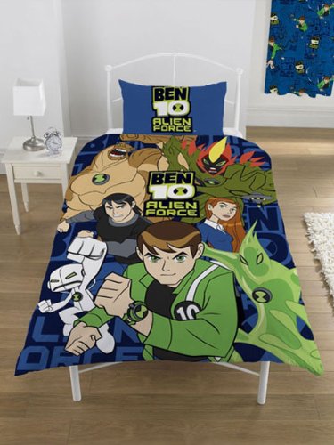 Housse de couette Parure Ben 10 Ten Alien Force Mission