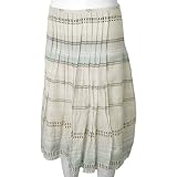 Calvin Klein Earth Print Pleated Skirt