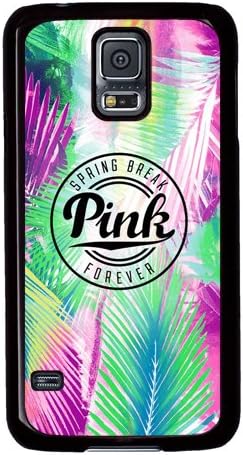 Samsung Galaxy S5 case,A Victoria Secret Pink multi palm tree design Case Cover for Samsung Galaxy S5 in PC Material