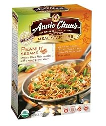 Annie Chun's Peanut Sesame Chow Mein Noodles And Sauce, 8.2-Ounce Boxes (Pack of 6)