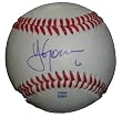 Yan Gomes Autographed ROLB Baseball, Cleveland Indians, Toronto Blue Jays, Proof Photo