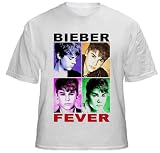 Justin Bieber Fever (Heat Press) T-shirt Size Large