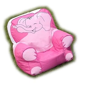 Pink Elephant Bean Bag Chair