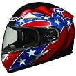 AFX Rebel Adult FX-90 Sports Bike Motorcycle Helmet w/ Free B&F Heart Sticker Bundle - Black