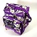 Hawaiian Hawaii Purple Lunchbox Lunch Box Bag Soft Thermal Insulated