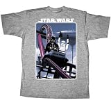 Star Wars Roller Coaster Darth Vader Heather Grey Men's T-shirt