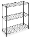 Whitmor 6070-3437 Supreme 3-Tier Shelving, Black
