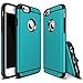 iPhone 6 Plus Case, iPhone 6S Plus Case, CHTech Fashion Double Layer Heavy Duty Protection Scratch Proof Armor Case for Apple Case Cover for Apple iPhone 6 Plus/ 6S Plus [Blue]