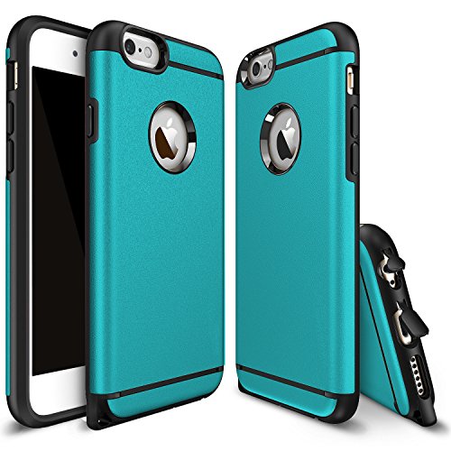 iPhone 6 Plus Case, iPhone 6S Plus Case, CHTech Fashion Double Layer Heavy Duty Protection Scratch Proof Armor Case for Apple Case Cover for Apple iPhone 6 Plus/ 6S Plus [Blue]