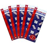 Pro Specialties New York Giants Team Logo Wrapping Paper (5 Pack)