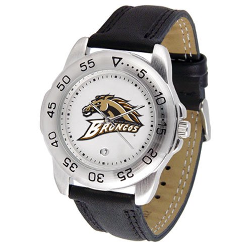 Western Michigan Broncos NCAA Sport Mens Watch (Leather Band)