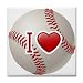 Tile Coaster Set of 4 of I Love Baseball (Astros, Twins, Dodgers, Yankees, Brewers, Oakland Athletics, Mets, Mariners, Phillies, Rays, Pirates, Rangers, Padres, Blue Jays, Giants, Cardinals, Nationals)