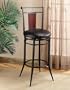 Midtown Swivel Wood Back Bar Stool