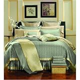 Park Avenue Spa Blue 16 Piece Super Bed In a Bag Comforter Set