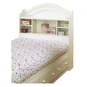 Bookcase Headboard - Vanilla by -
