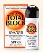 Fallene Total Block UVA/UVB Complete Full Spectrum Sun Protection, SPF 65 Clear, 2 fl Ounces (59 ml)