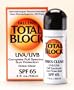 Fallene Total Block UVA/UVB Complete Full Spectrum Sun Protection, SPF 65 Clear, 2 fl Ounces (59 ml)