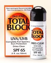Fallene Total Block UVA/UVB Complete Full Spectrum Sun Protection, SPF 65 Clear, 2 fl Ounces (59 ml)
From Fallene
