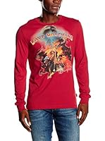 Love Moschino Camiseta Manga Larga (Rojo)