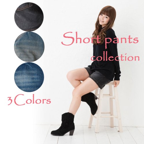 (ゴールドジャパン)Goldjapan パンツボトムスデニム 綿ショートパンツ