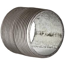 Anvil Steel Pipe Fitting, Schedule 40, Nipple, NPT Male, Galvanized Finish
