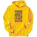 Hoodie Mens Yellow  THE MORE I LEARN ABOUT PEOPLE THE MORE I LOVE MY Greater Swiss Mountain Dog  Dogs