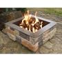 Firescapes Smooth Ledge Square Propane Fire Pit