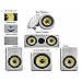 Acoustic Audio HD518 In Wall Ceiling 5.1 Home Theater Stereo Speakers