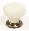 Top Knobs-Chateau Collection M103 Large Knob in Old English Copper and Bone Crackle