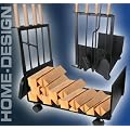Kaminbesteck Kaminholz Wagen Ofen Kamin Holzwagen Modell ELECSA 1063