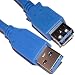 USB 3,0 SuperSpeed Verlängerung Kabel Stecker A Männlich Zum Weiblich Blau 1 m Kurzes