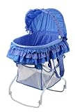 Dream On Me 2 in 1 Bassinet to Cradle, Blue