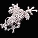 YAZILIND Cute Frog Brooch Pin