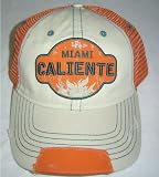LFL Lingerie Football League Miami Caliente Distressed Mesh Trucker Snapback Cap