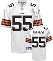 Willie McGinest Jersey: Reebok White Replica #55 Cleveland Browns Jersey