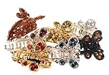 L. Erickson Mini Jeweled Butterfly Cresent Jaw
