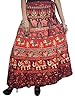 Indiatrendzs Indian Sarong Wrap Around Skirt Long Animal Printed Wrap Skirt Open waist