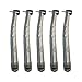 Ciyo Doctor's Tools New High Speed Handpiece Standard Head Torque Push Button Type 3 Water Spray (Pack of 5) 4 Holes (4H)