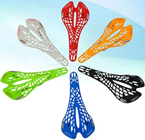 Mewshop Fixed Gear Bike Bicycle Lightweight Hollow Saddle Color green