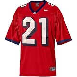 Nike Gonzaga Bulldogs #21 Red Replica Football Jersey