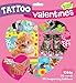 Peaceable Kingdom / Kitty Temporary Tattoo Valentine Cards