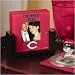 Cincinnati Reds Art Glass Coaster Set