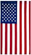 Annin Nyl-Glo US Nylon Flag with Grommets 2-1/2 by 4 Foot, Embroidered Stars
