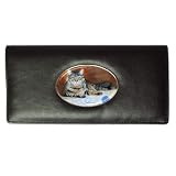 Limited Edition Violano Wallet Checkbook Cover Tabby Cat