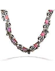 La Contessa Flower Necklace Rose - N8731RO