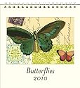 Cavallini Butterfly Butterflies 2010 Desk Easel Calendar 6 by 6.5 inch